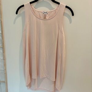 Splendid Blush Pink Sleeveless Blouse